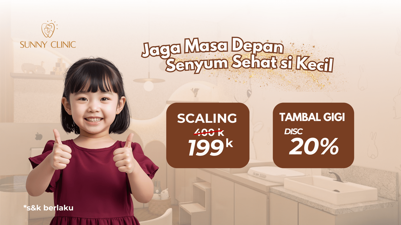 Promo Scaling dan Tambal Gigi